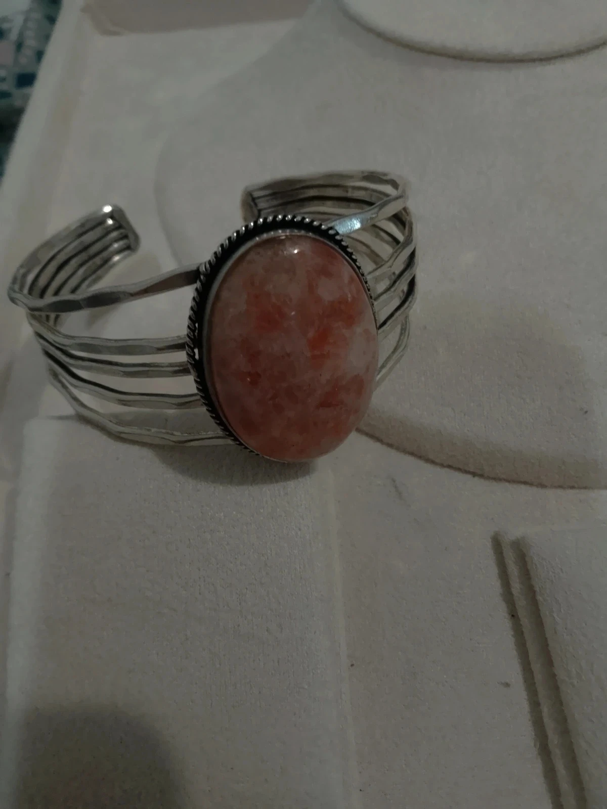 Bracelet pierre de lune orangée – photo 4
